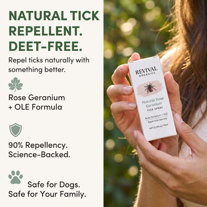 Natural Rose Geranium Tick Defense Spray